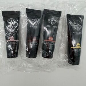 Modelones Poly Nail Extension Gel‎ Lot 4 Colors 438 441 442 445 Builder Gel